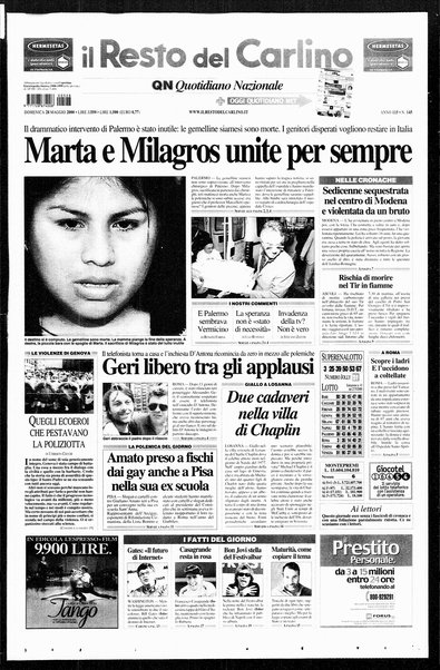 Il Resto del Carlino : giornale dell'Emilia